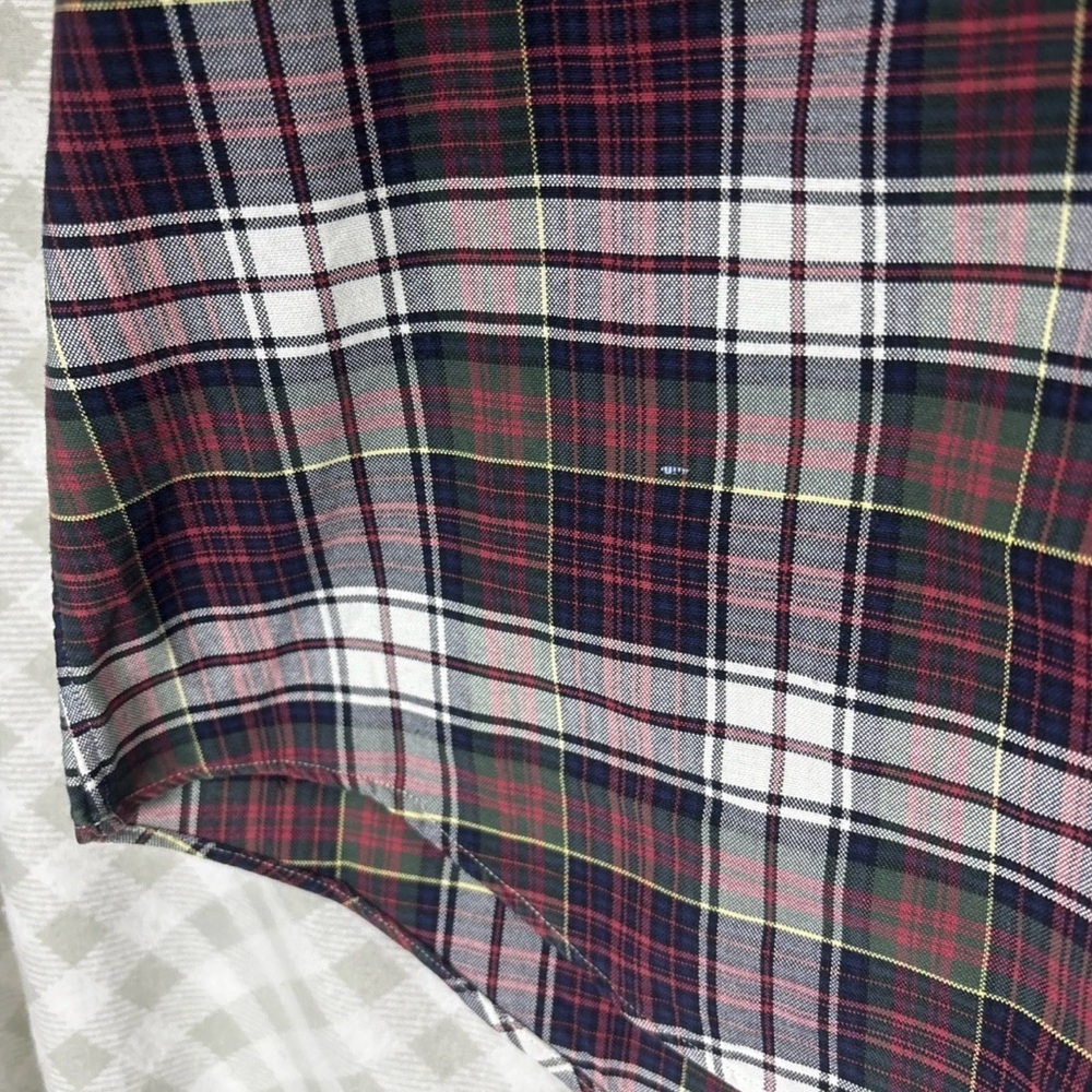Vintage Polo Ralph Lauren Shirt Men’s Sz XXL Tartan Plaid Button Up 100% Cotton - Picture 8 of 8